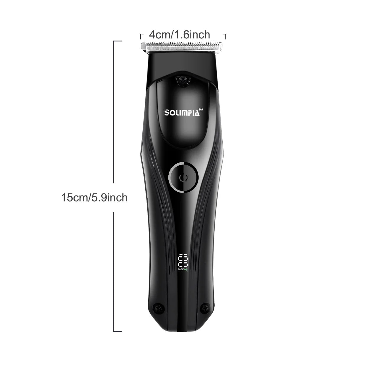 Solimpia Portable Home Hair Trimmer Intelligent Lithium Battery