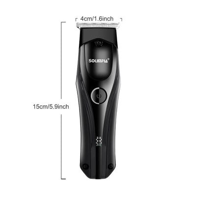 Solimpia Portable Home Hair Trimmer Intelligent Lithium Battery