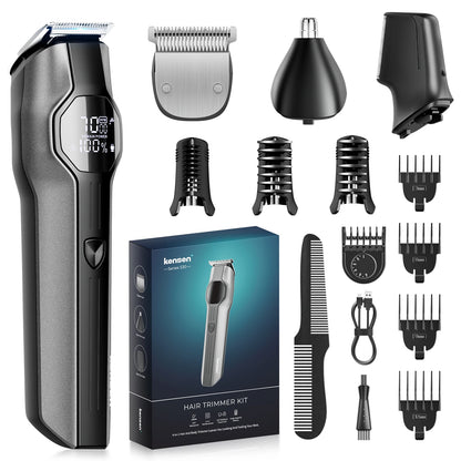 S30 4 in 1 Cordless Hair Clipper LED Display Hair Cutting