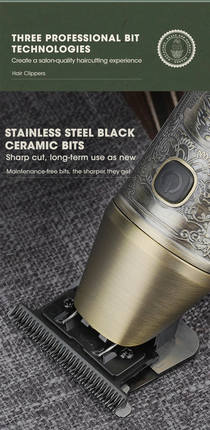 RESUXI XHJ-188 8500 RPM Professional Hair Clipper Electric Shaver