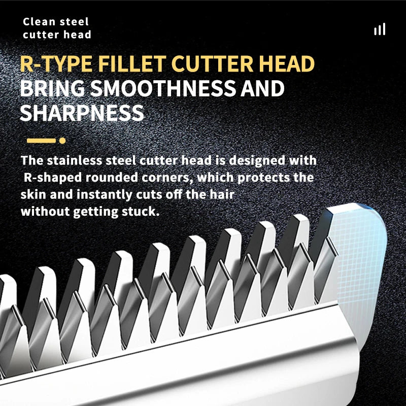 Kemei Professional Hair Clippers Barber Electric Cordless Trimmer