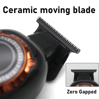 Kemei KM-999 Hair Trimmer for Men DLC T-Blade Zero Gapped
