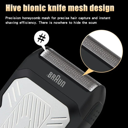 Original Fang Braun M606 Electric Razor Professional Shaver for Men