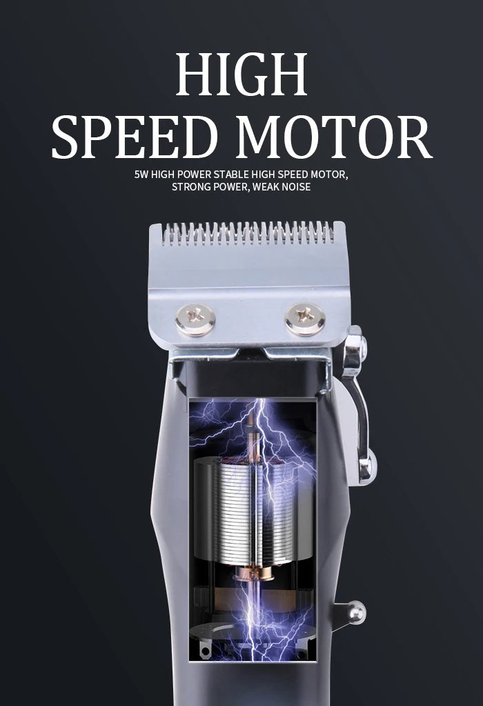 Kemei Cordless Professional Hair Clipper Barber Trimmer  Kit KM-2617