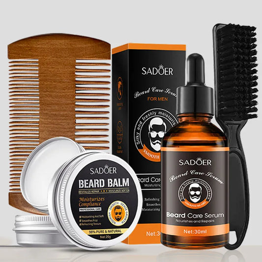 Men's Beard Oil Care and Beauty Kit deeply moisturizing