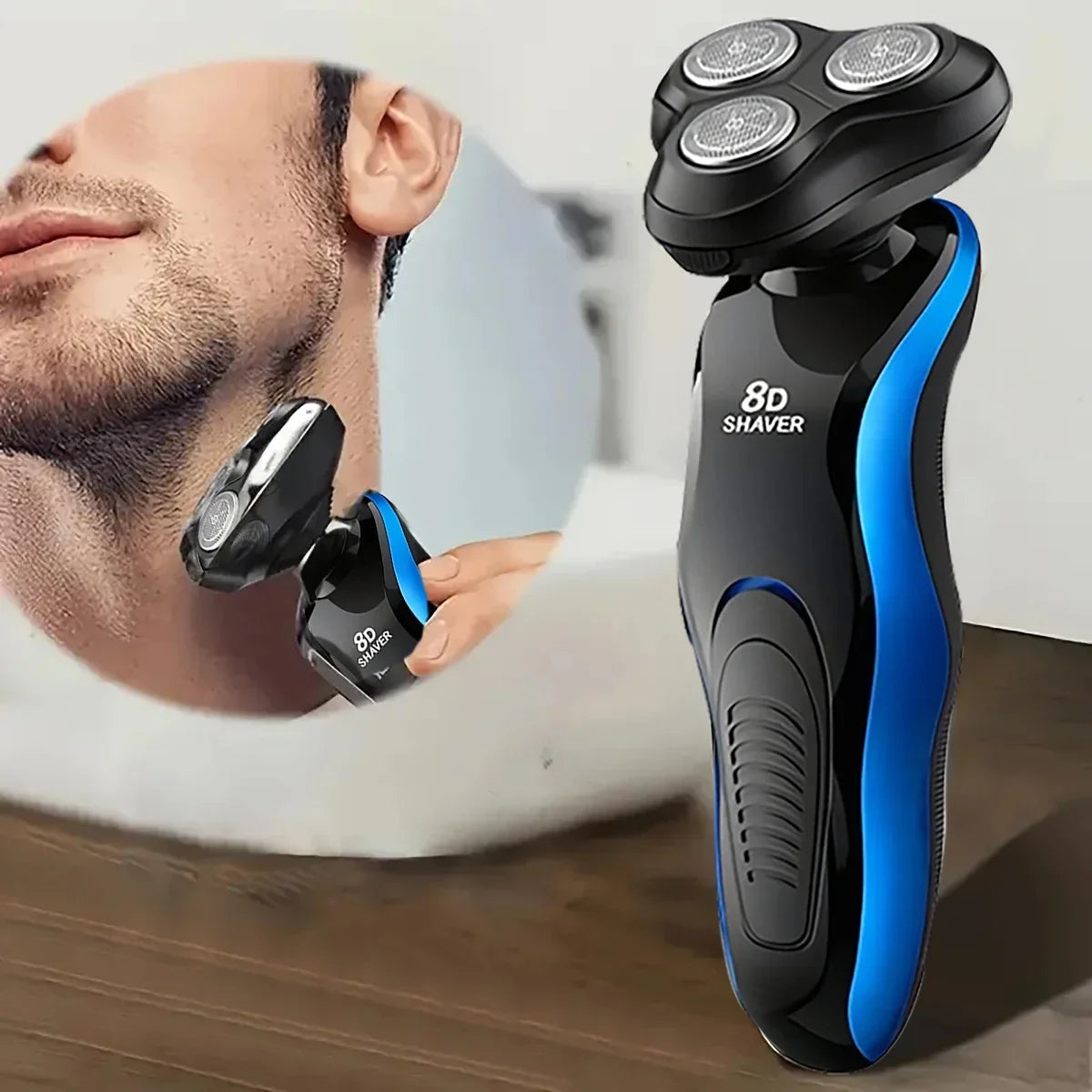 1pc Shaver Male 8D Three-in-one Electric Razor Men Face Shaver