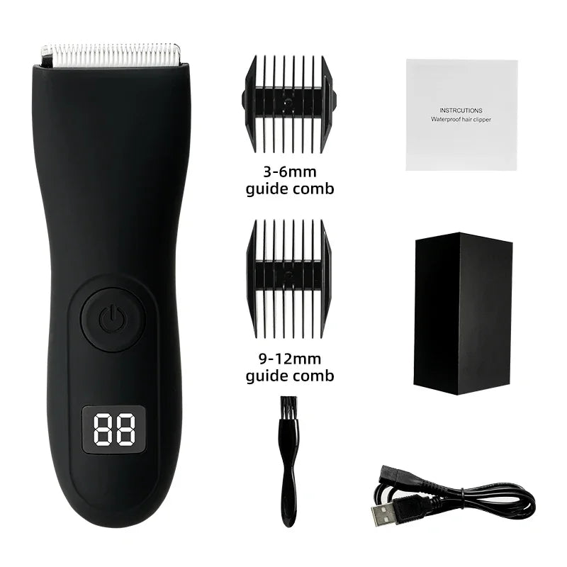 Mens Body Hair Trimmer and Women Lady Shaver Hair Removal Bikini Trimmer
