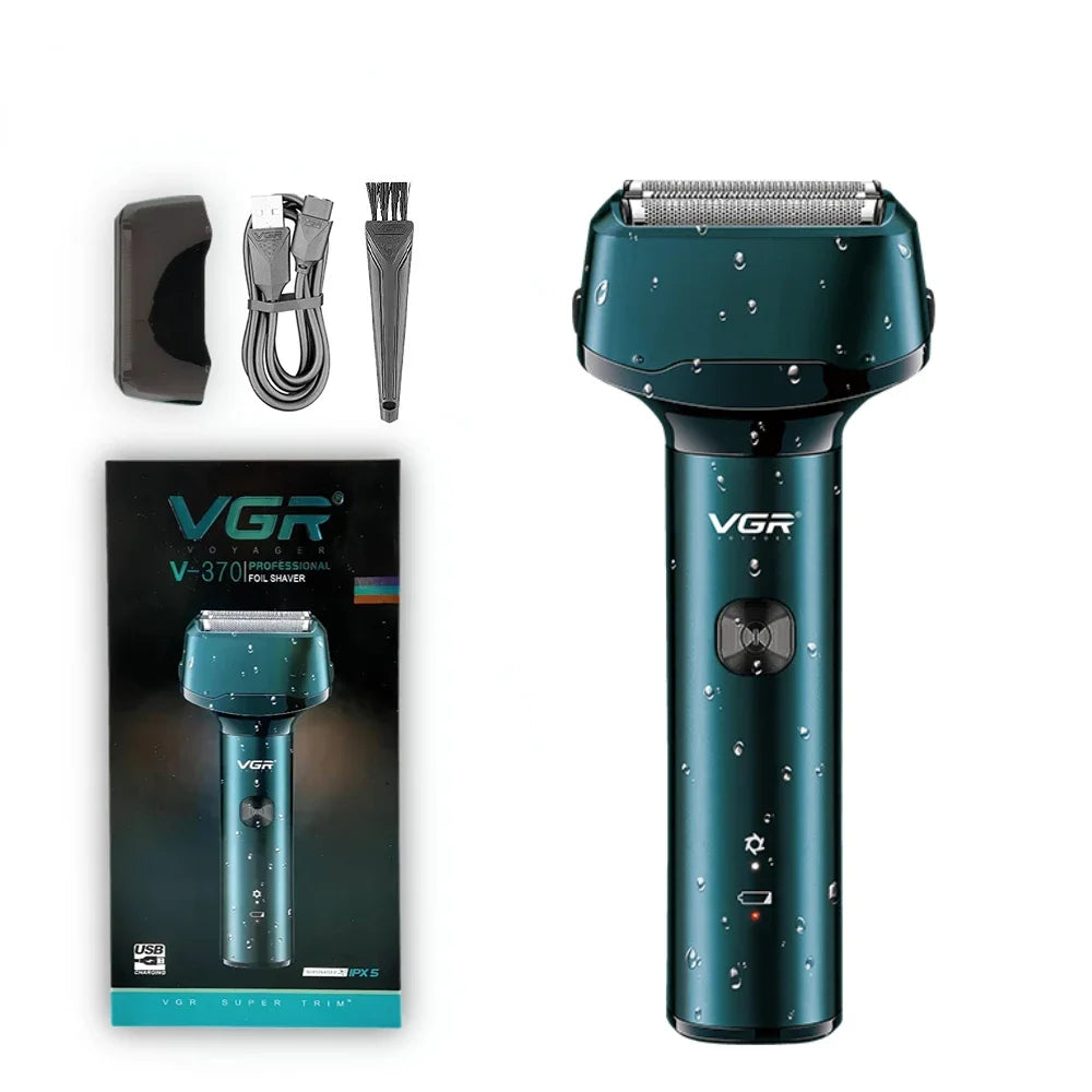 VGR 3 Blades Professional Electric Shaver For Men V-371