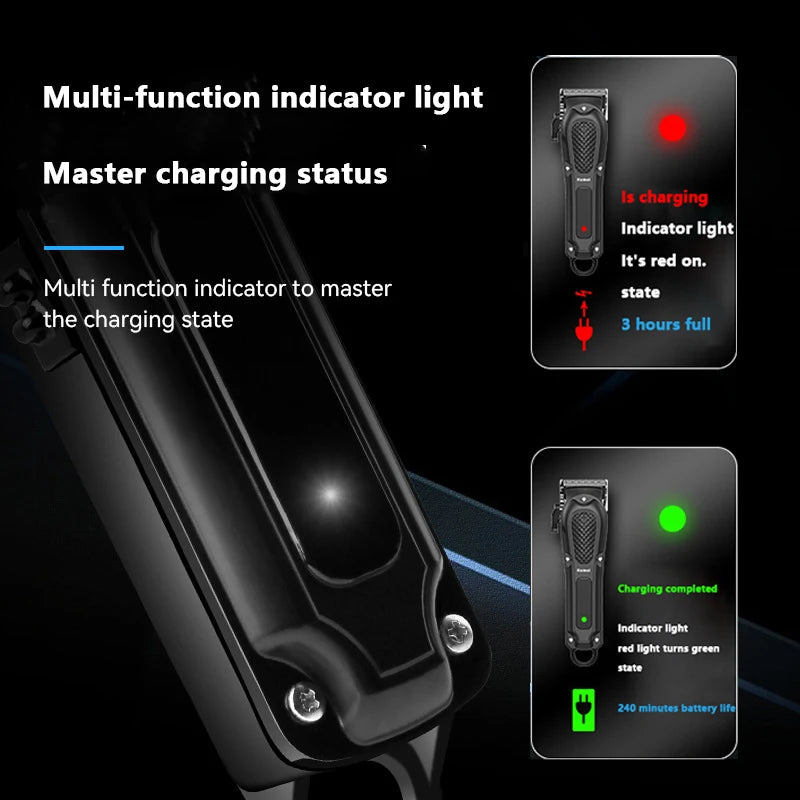 Kemei KM-1071 Electric Hair Clipper UBS Rechargeable