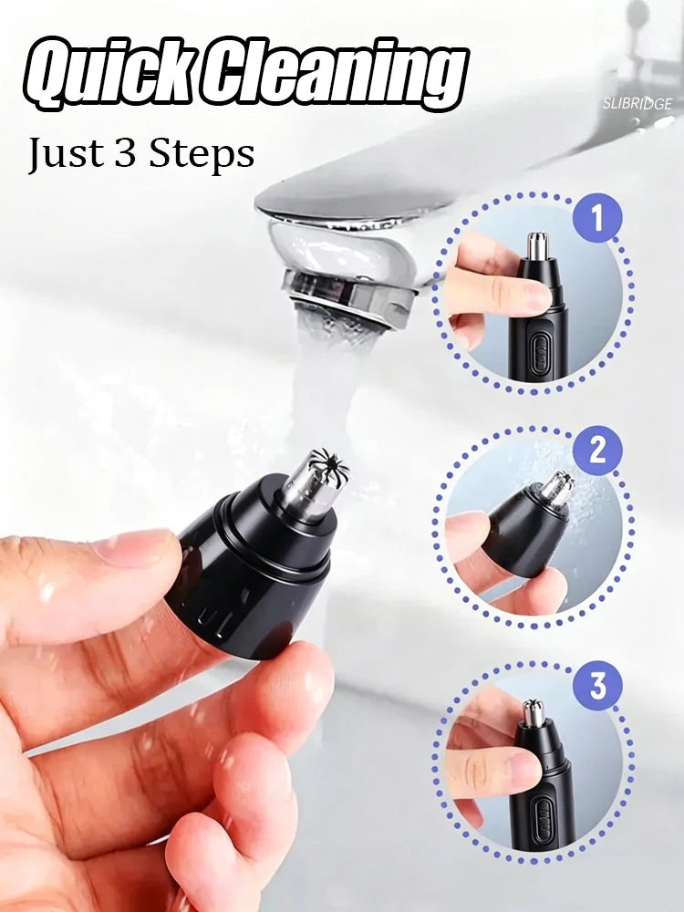 Newly Upgraded 2.0 Nose Hair Trimmer Electric Rechargeable
