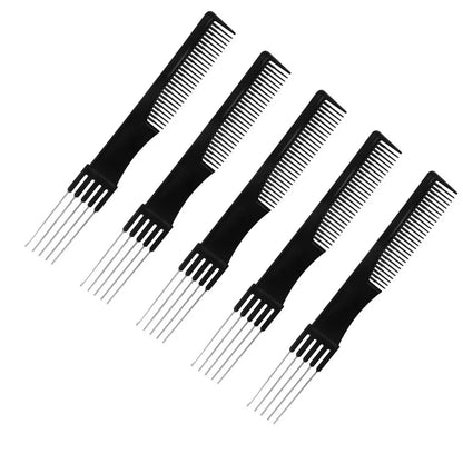 Stainless Steel & Plastic Hair Tail Comb Styling Tool