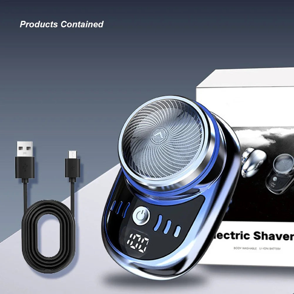 Mini Electric Travel Shaver For Men Pocket Size Beard Razor