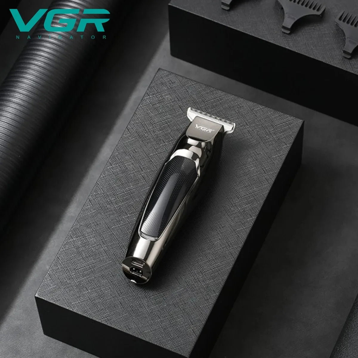 VGR Hair Trimmer Professional Hair Clipper LED Display V-070