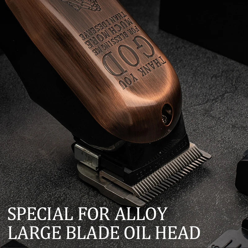 Kemei Cordless Professional Hair Clipper Barber Trimmer  Kit KM-2617