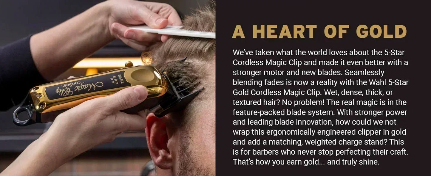 Wahl Professional Hair Clipper Foil Shaver 5 Star Magic Clip