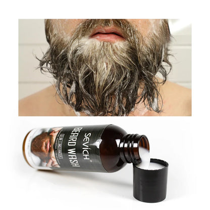 Sevich Men's Beard Growth Oil Care Products Beard Dyeing Cream Kit