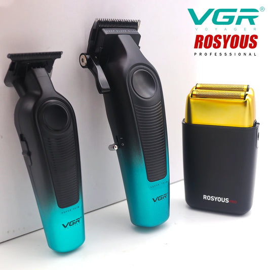 VGR V-196 V-996 Professional Barber Cutting Machines Kit