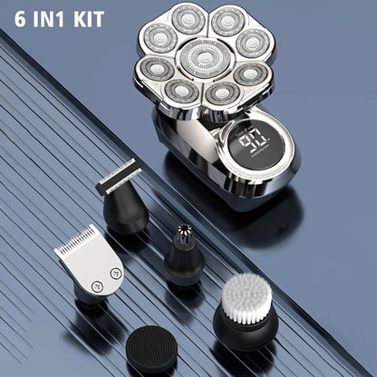 YUNCHi 6 in 1 Grooming Kit Electric Shaver Men's Beard