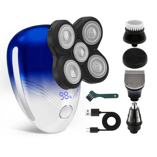 Five in one men's electric shaver set