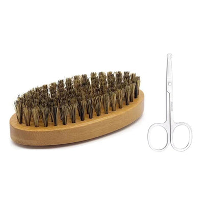 Men's Shaving Brush Set Boar Bristle Portable Barber
