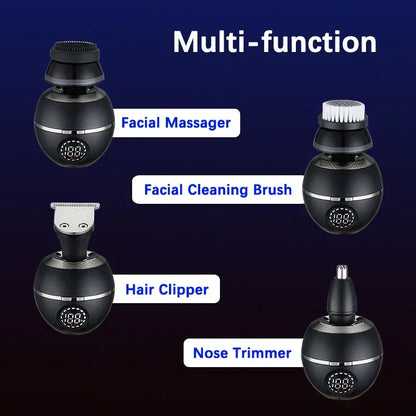 Electric Shaver 7D Floating Cutter Head Base Charging