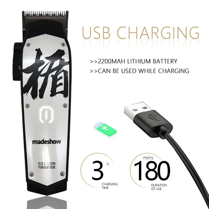 Madeshow D3 Hair Cutter Professional Oil Head Hair Clipper