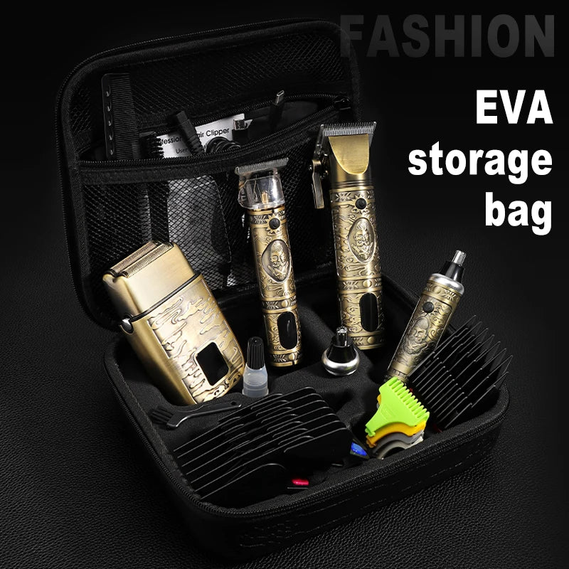 Resuxi 740 All Metal Hair Clippers Ears Nose Hair Trimmer