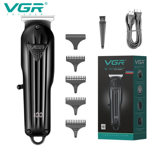 VGR Hair Trimmer Professional Hair Clipper Electric T-Blade Hair Cutting V-982