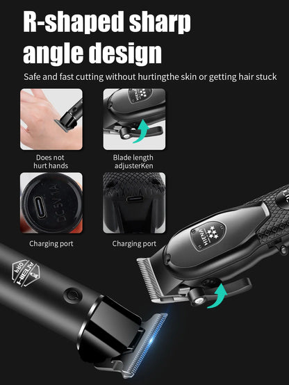 hiena Hair Clipper Kit for Men Electric Shaver Hair Trimmer