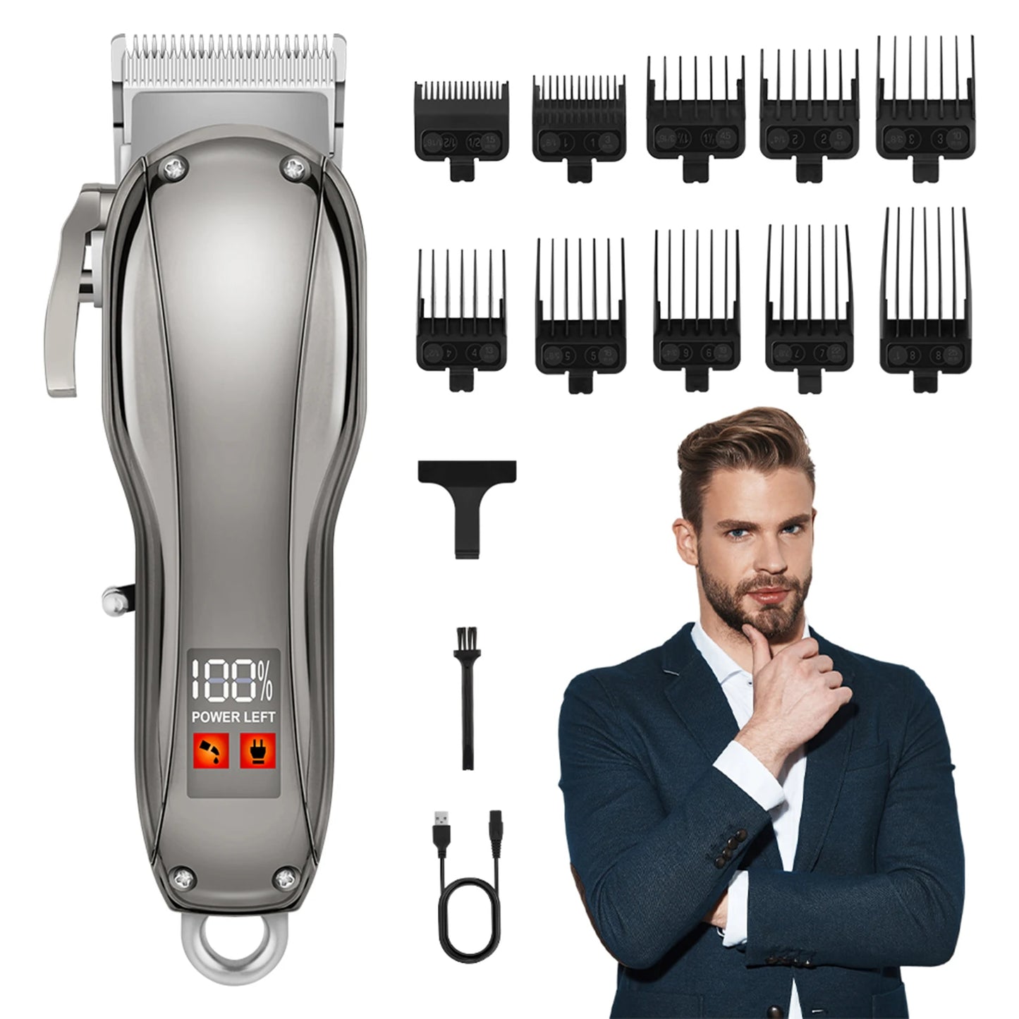 HYN-215 Electric Hair Trimmers Professional Barber hair Clippers