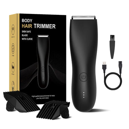 Men's Electric Groin & Body Shaver Trimmer