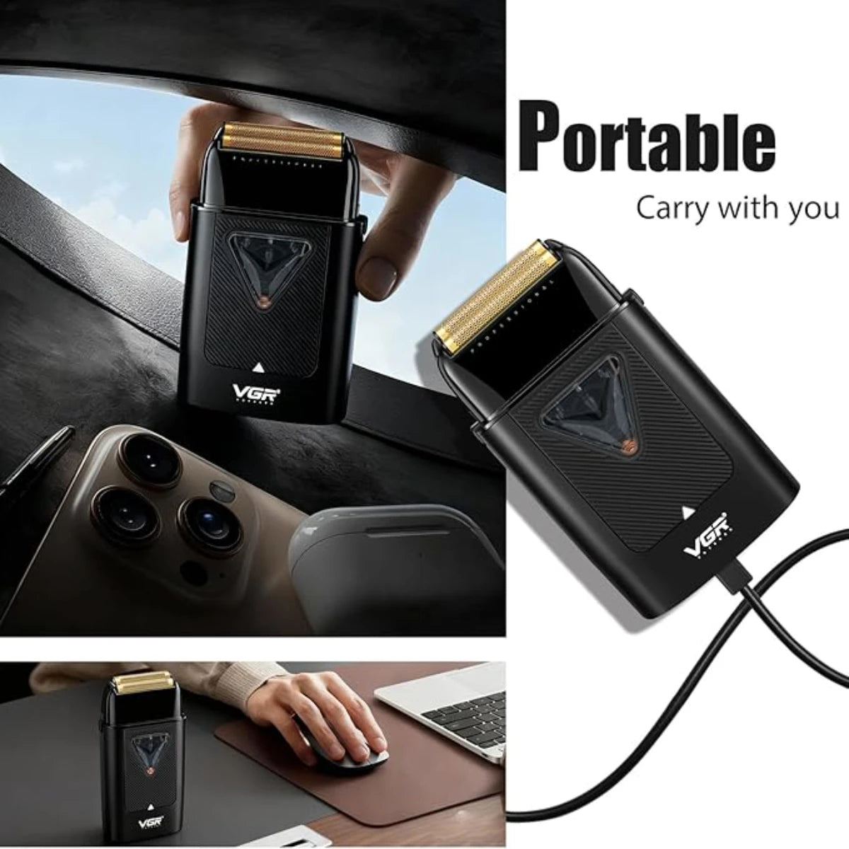 VGR Shaver Professional Razor Portable Shaving Machine