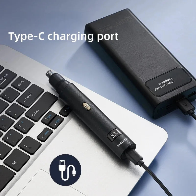 XIAOMI New 3 in 1 Electric Rechargeable Nose Ear Hair Trimmer