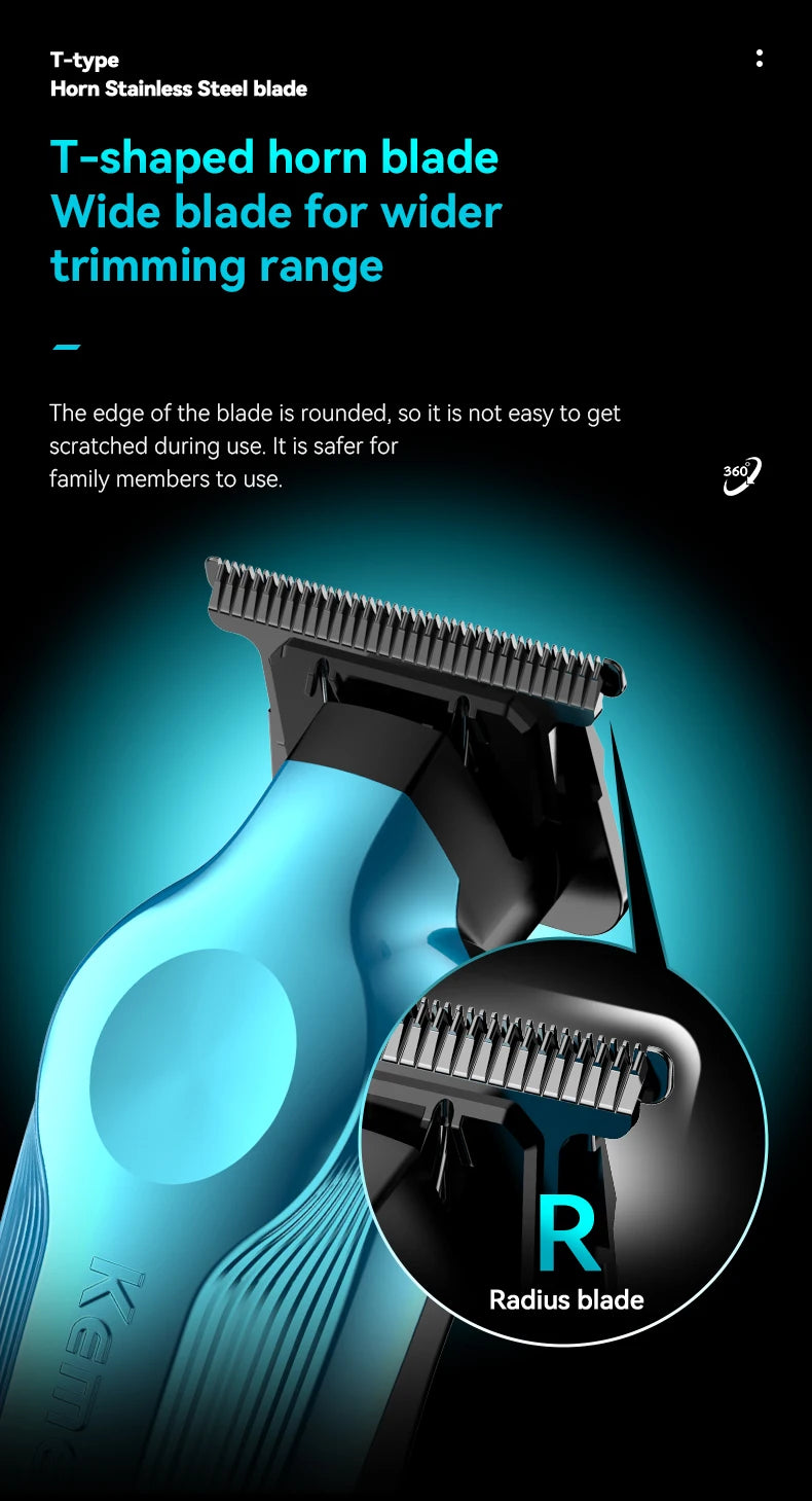 kemei Salon Rechargeable Trimmer Clipper High Speed KM-264