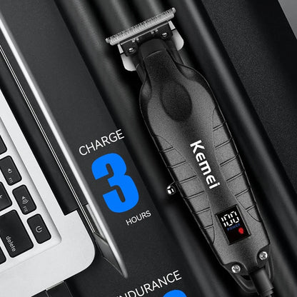 Kemei 2293 Professional Barber Hair Trimmer Zero Gapped Cordless