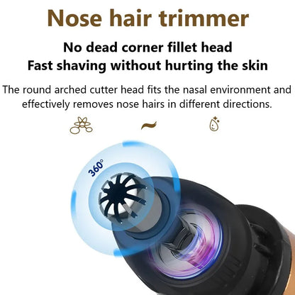 Kemei KM-6660 All In One Rechargeable Nose Trimmer