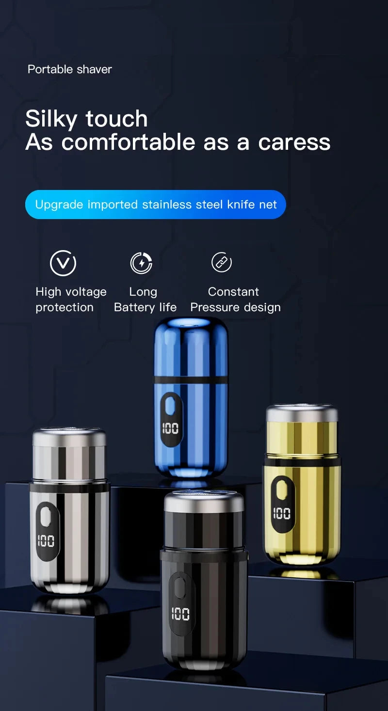 Mini Electric Shaver USB-C Rechargeable Shaver  Cordless Shaver