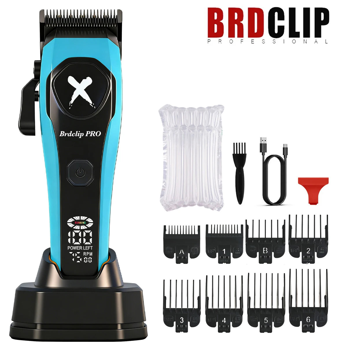 BRDCLIP 619 339 Hair Clippers Cordless Clippers Barber Electric