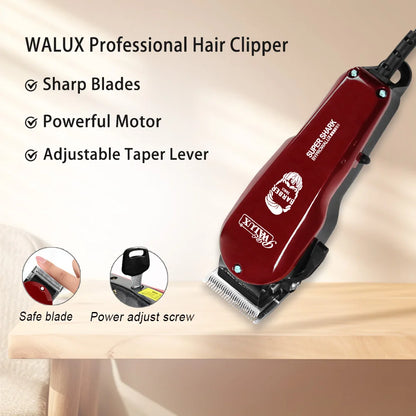 Professional 10W Classical Taper Level Hair Clipper Corded Trimmer