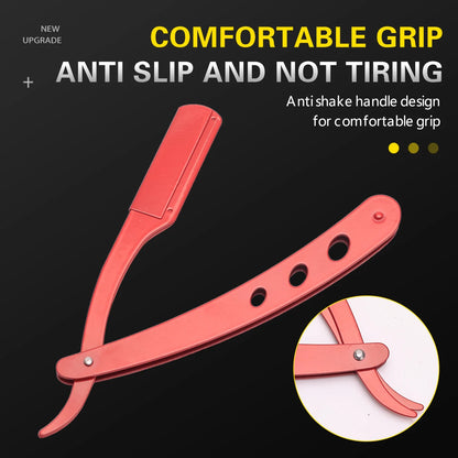 Men Straight Razor Edge Stainless Steel Sharp Razor