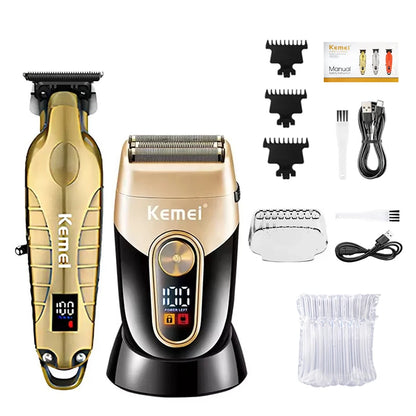 Kemei Rechargeable Electric Hair Clipper KM-90-4 KM-2293 KM-3209 Kit