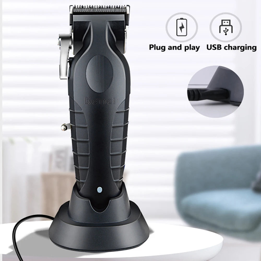 Kemei Professional Hair Clipper For Men Adjustable Hair Trimmer