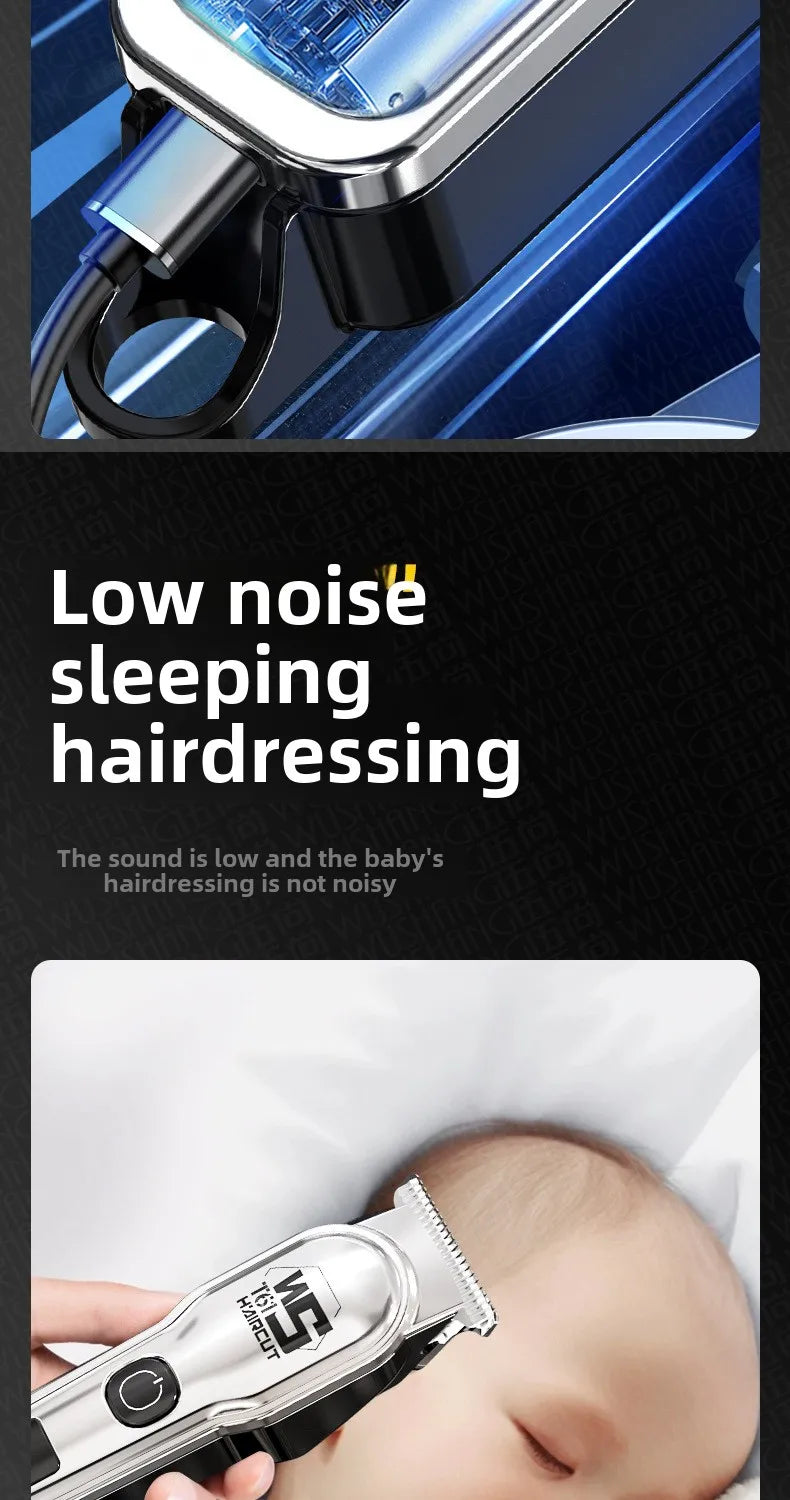 Hair Clipper Rechargeable Cordless Trimmer for Men Grooming