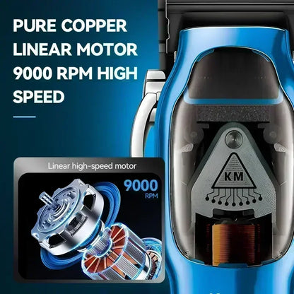 Kemei Km-1763 Fully Automatic Professional Men's Hair Clipper