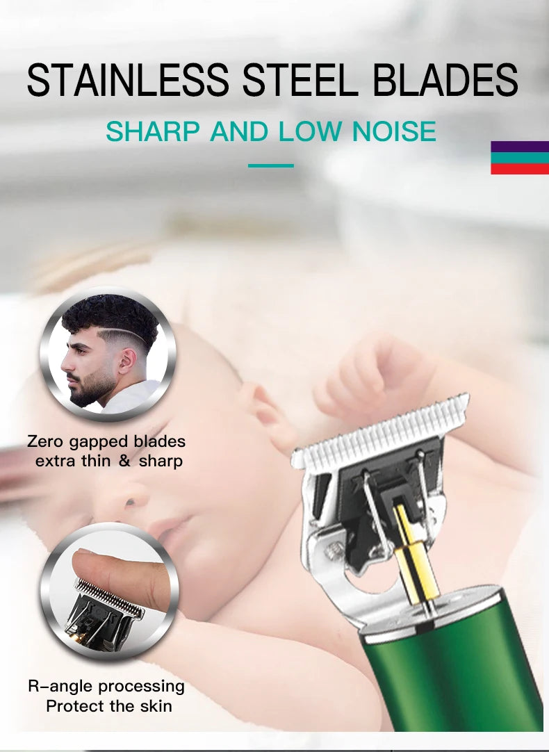 VGR Retro Metal Electric Hair Clipper Hair Trimmer V-193