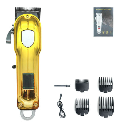 Professional Hair Clipper for Men 10W High Power LED Display