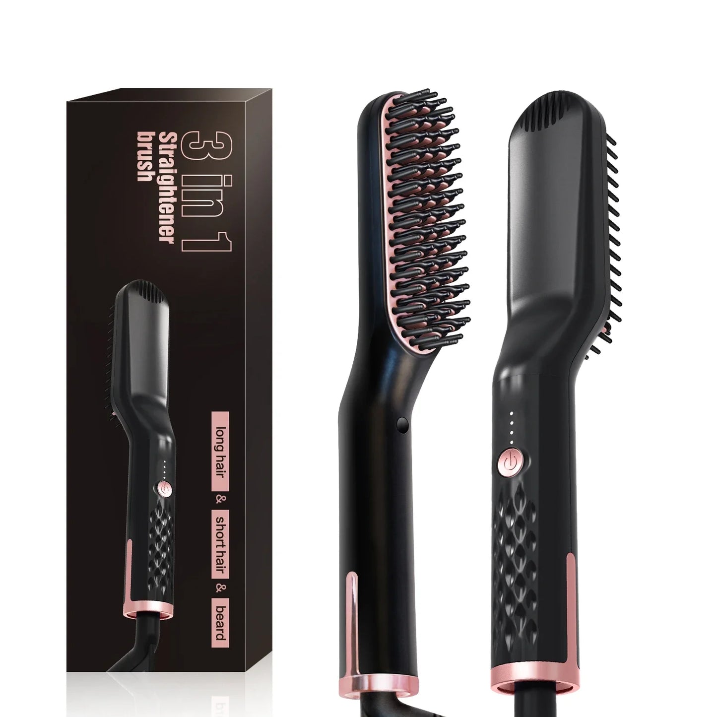 Men's Electric Beard Straightener Negative Ion Hair Straightening