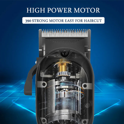 Professional Barber Hair Clipper Lithium Battery USB Chargeable Trimmer