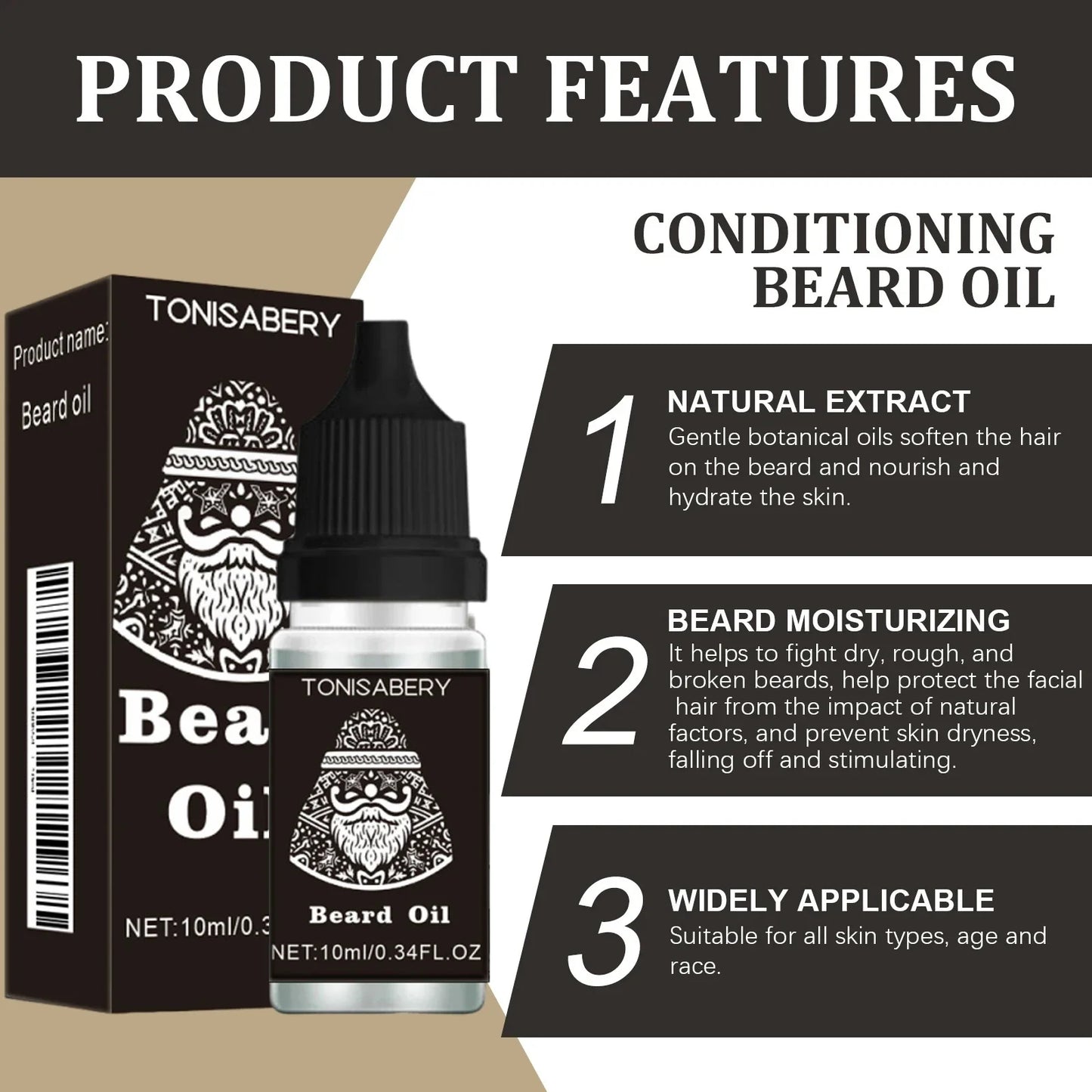 Fast Beard Growth Serum For Men Promote Beard Regrowth