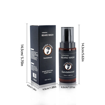 Beard Cleansing Shampoo Softens Beard Deep Cleansing